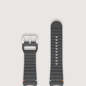 bracelet gris foncé